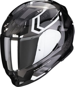 Hjälm Scorpion EXO 491 SPIN Black/White XS Hjälm - 1