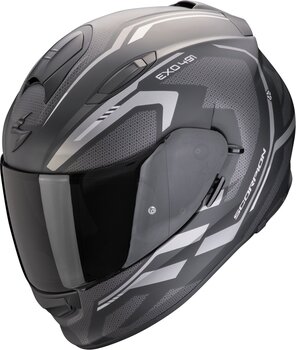 Helm Scorpion EXO 491 KRIPTA Matt Black/Silver XS Helm - 1