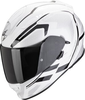Helm Scorpion EXO 491 KRIPTA White/Black S Helm - 1