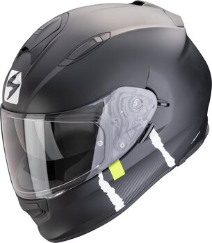 Helm Scorpion EXO 491 CODE Matt Black/Silver XS Helm - 1