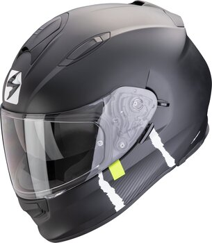 Helm Scorpion EXO 491 CODE Matt Black/Silver XL Helm - 1