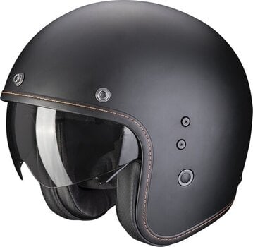 Helmet Scorpion BELFAST EVO SOLID Matt Black S Helmet - 1