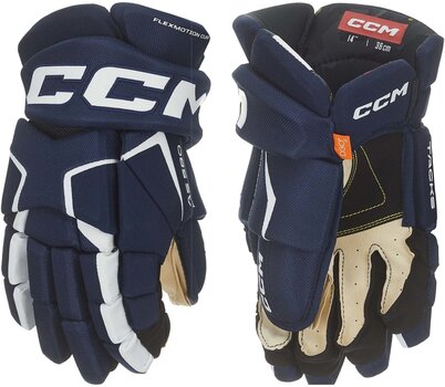 Hockey Gloves CCM Tacks AS 580 SR 13 Navy/White Hockey Gloves - 1