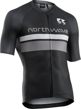 Kolesarski dres, majica Northwave Blade Air 2 Jersey Short Sleeve Black M - 1