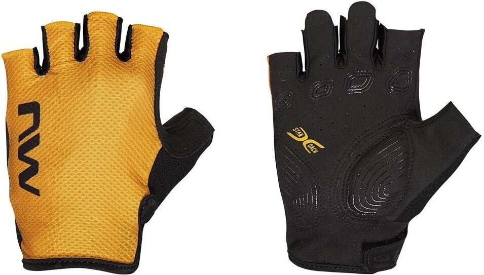 guanti da ciclismo Northwave Active Women Short Finger Glove Ochre XS guanti da ciclismo