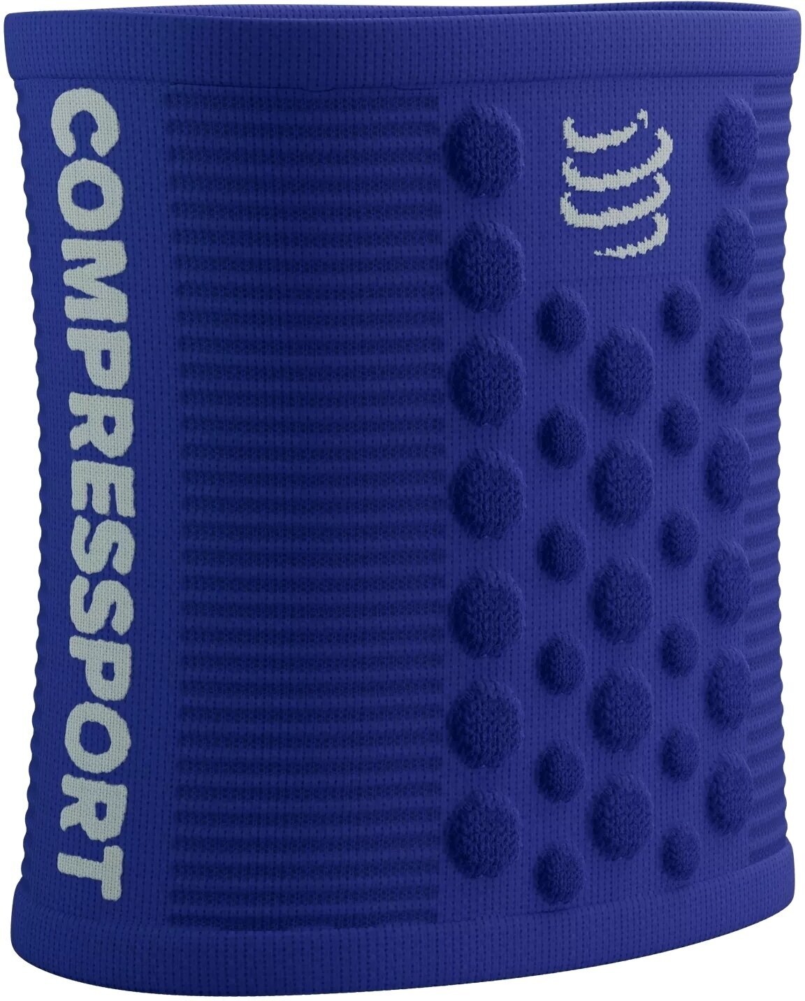 Bežecké návleky na ruky Compressport Sweatbands 3D.Dots Dazzling Blue/White UNI Bežecké návleky na ruky