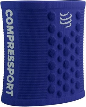 Bežecké návleky na ruky Compressport Sweatbands 3D.Dots Dazzling Blue/White UNI Bežecké návleky na ruky - 1