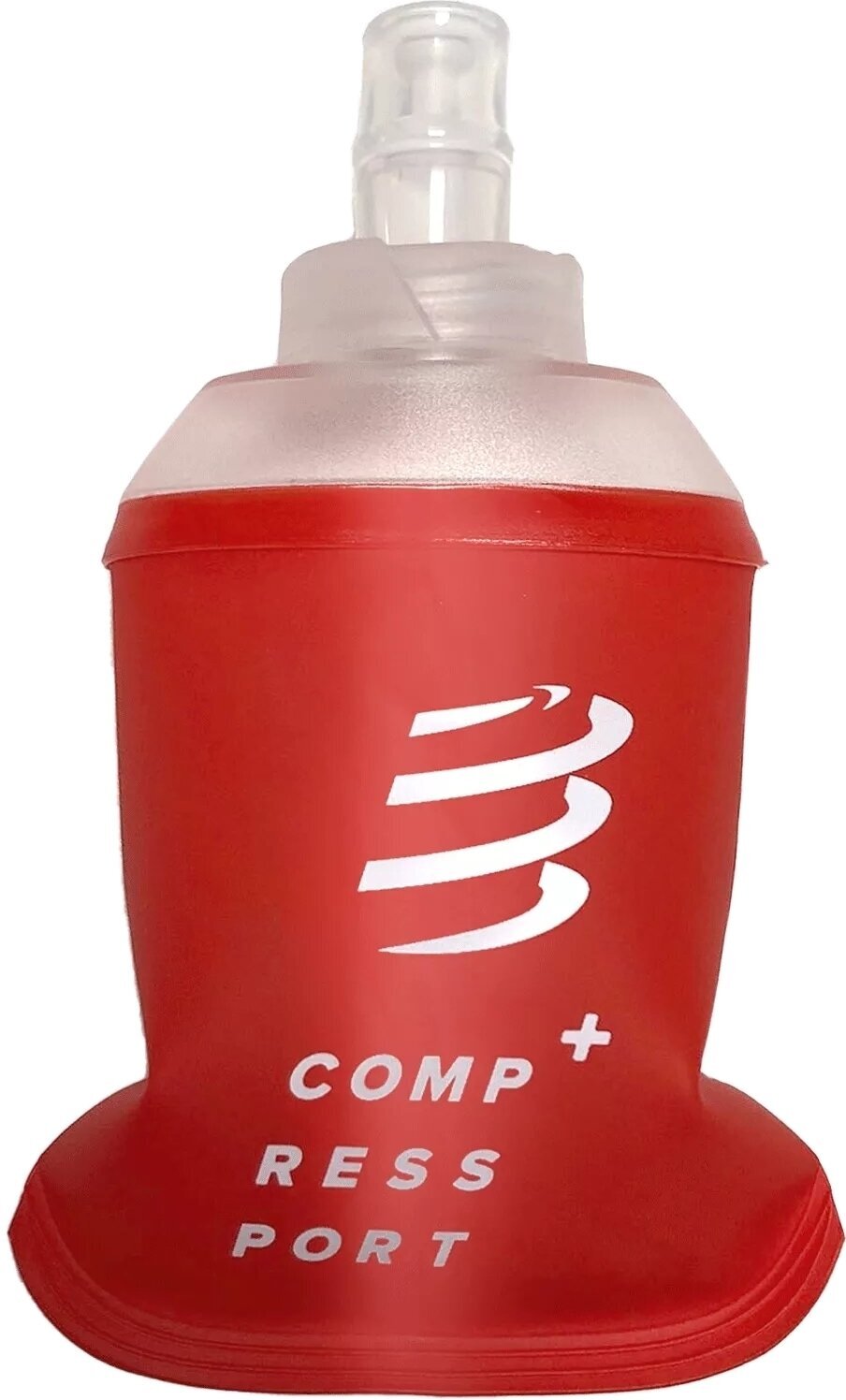 Juoksupullo Compressport ErgoFlask Red 150 ml Juoksupullo