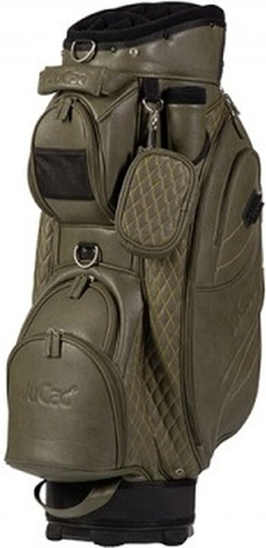 Golfbag Jucad Style Dark Green/Leather Optic Golfbag