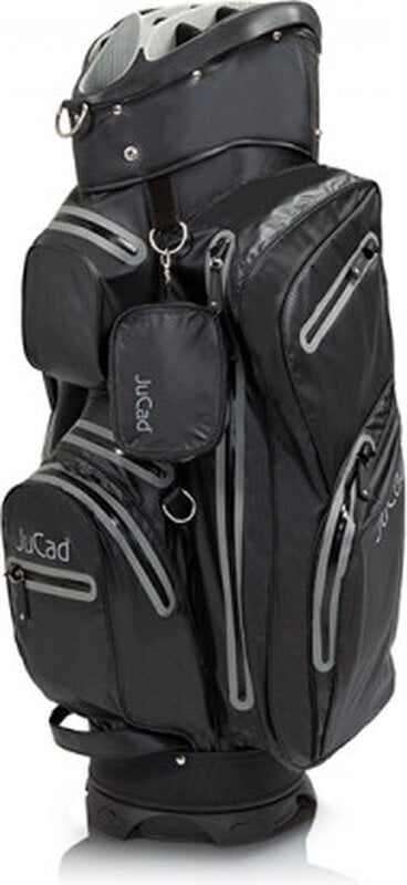 Golfbag Jucad Aquastop Black/Titanium Golfbag