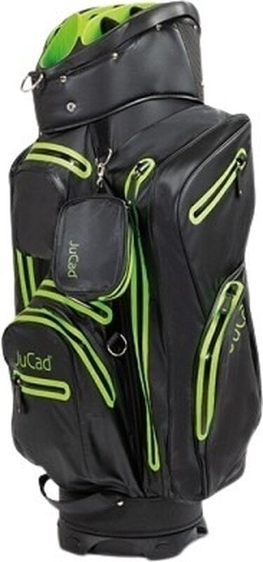 Golf torba Cart Bag Jucad Aquastop Black/Green Golf torba Cart Bag