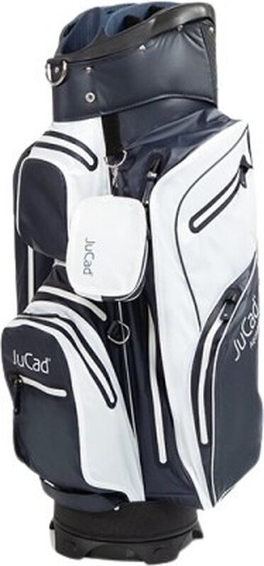 Golf torba Cart Bag Jucad Aquastop White/Blue Golf torba Cart Bag