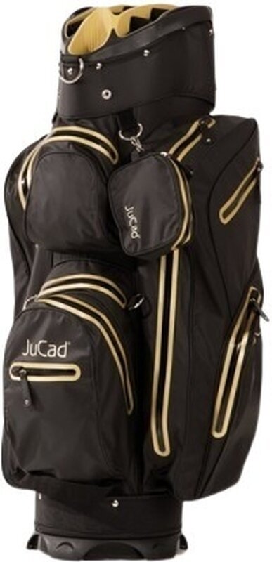 Golf torba Cart Bag Jucad Aquastop Black/Gold Golf torba Cart Bag
