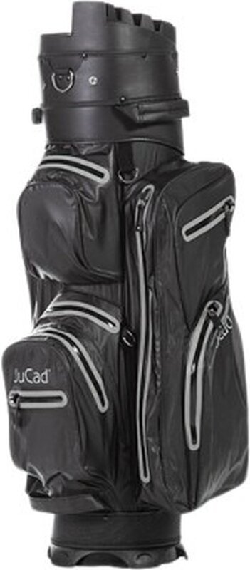 Borsa da golf Cart Bag Jucad Manager Dry Black/Titanium Borsa da golf Cart Bag