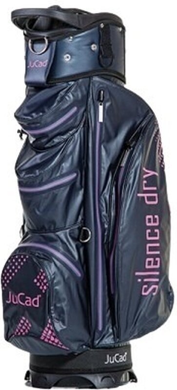 Golfbag Jucad Silence Dry Dark Blue/Pink Golfbag