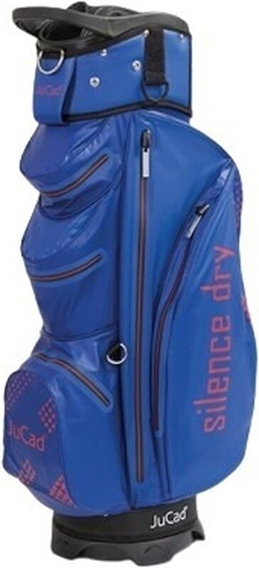 Borsa da golf Cart Bag Jucad SIlence Dry Blue/Red Borsa da golf Cart Bag