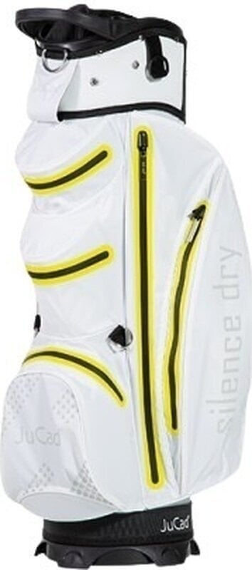 Golfbag Jucad Silence Dry White/Yellow Golfbag
