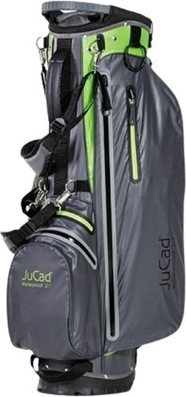 Borsa da golf Stand Bag Jucad Waterproof 2 in 1 Grey/Green Borsa da golf Stand Bag