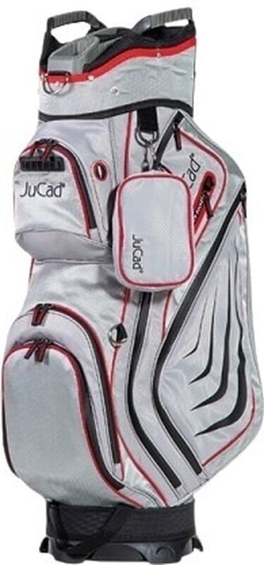 Golf Bag Jucad Captain Dry Grey/Red Golf Bag