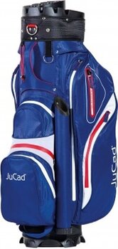 Borsa da golf Cart Bag Jucad Manager Aquata Blue/White/Red Borsa da golf Cart Bag - 1