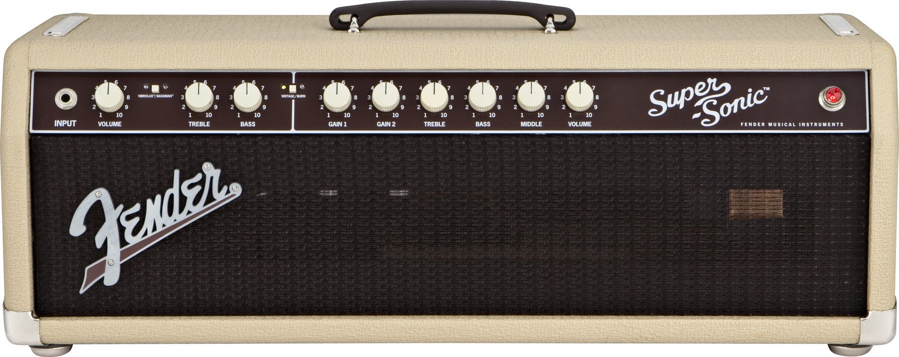 Amplificador de válvulas Fender Super-Sonic 60 Head Blonde