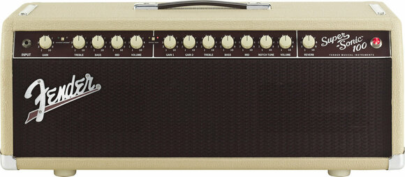 Röhre Gitarrenverstärker Fender Super-Sonic 100 Head Blonde - 1
