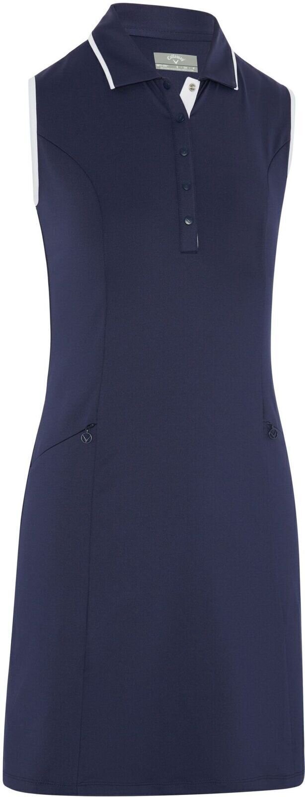 Callaway Womens Sleeveless Dress With Snap Placket Peacoat XL