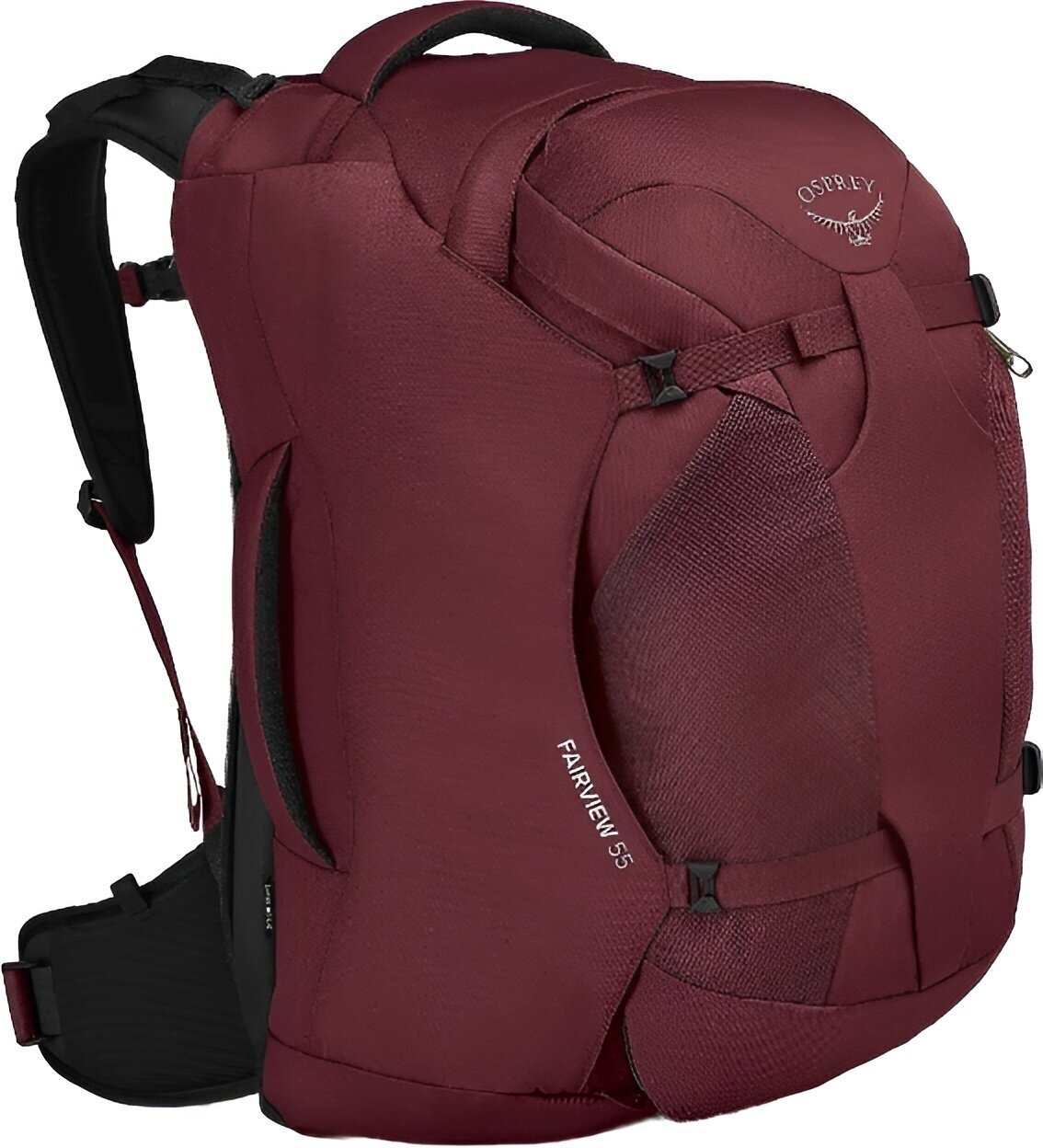 Lifestyle Backpack / Bag Osprey  Fairview 55 Womens Zircon Red 55 L Backpack