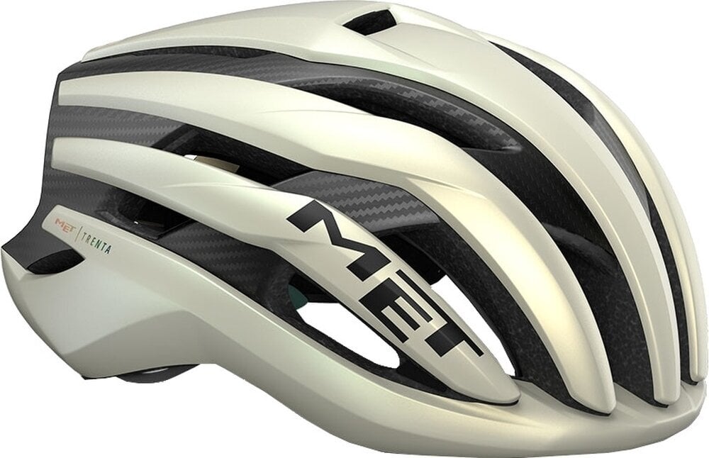 Bike Helmet MET Trenta 3K Carbon MIPS Vanilla Ice Gold/Matt M (56-58 cm) Bike Helmet