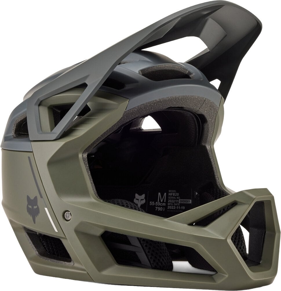 Bike Helmet FOX Proframe Clyzo Helmet Olive Green L Bike Helmet
