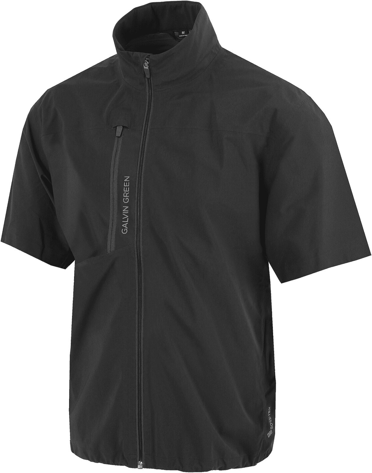 Jasje Galvin Green Axl Mens Waterproof Short Sleeve Jacket Black XL
