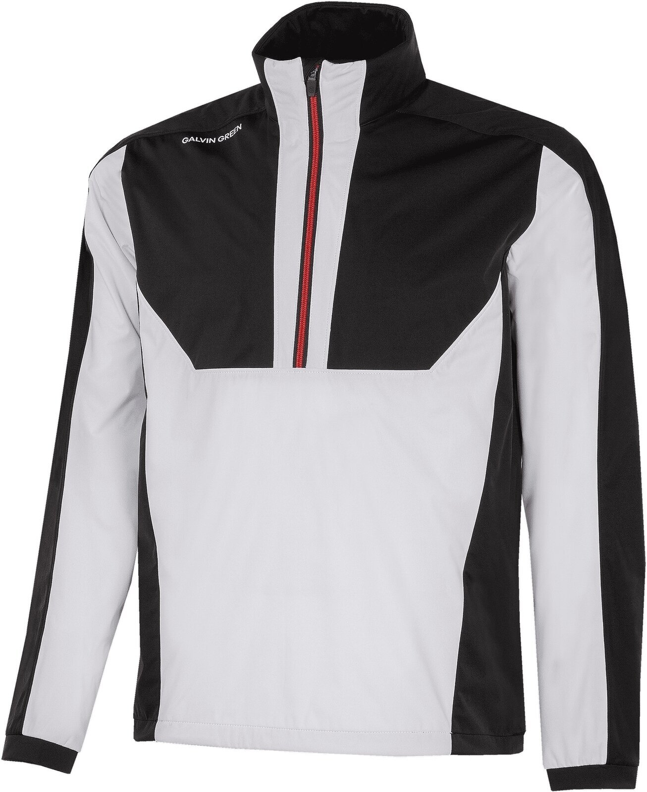 Jasje Galvin Green Lawrence Mens Windproof And Water Repellent Jacket White/Black/Red M