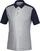 Tricou polo Galvin Green Mile Mens Breathable Short Sleeve Shirt Navy/Cool Grey L