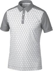 Polo košeľa Galvin Green Mio Mens Breathable Short Sleeve Shirt Cool Grey/Sharkskin