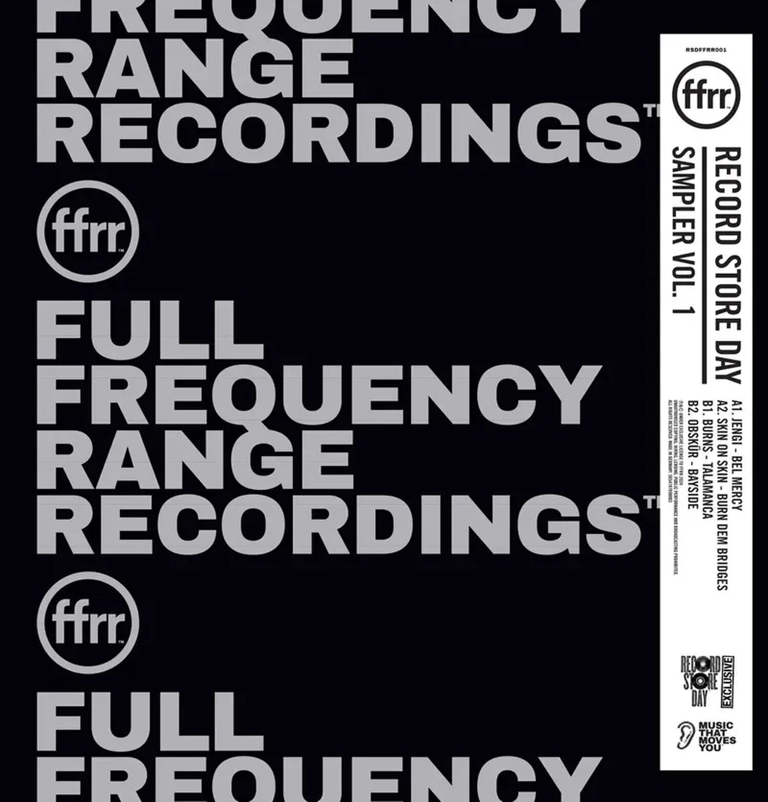 LP Various Artists - Ffrr Record Store Day Sampler (4Track Ep, Rsd 2024) (LP)