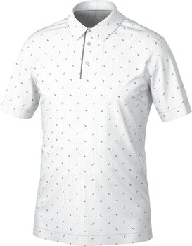 Риза за поло Galvin Green Miklos Mens Breathable Short Sleeve Shirt Cool Grey M - 1