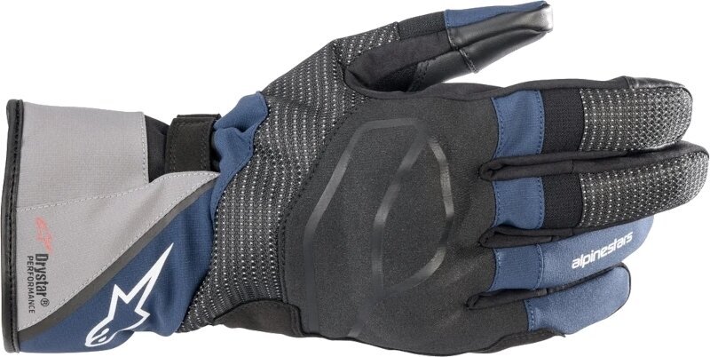 Luvas para motociclos Alpinestars Andes V3 Drystar Glove Black/Dark Blue XL Luvas para motociclos