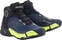 Motoros cipők Alpinestars CR-X Drystar Riding Shoes Black/Dark Blue/Yellow Fluo 43,5 Motoros cipők