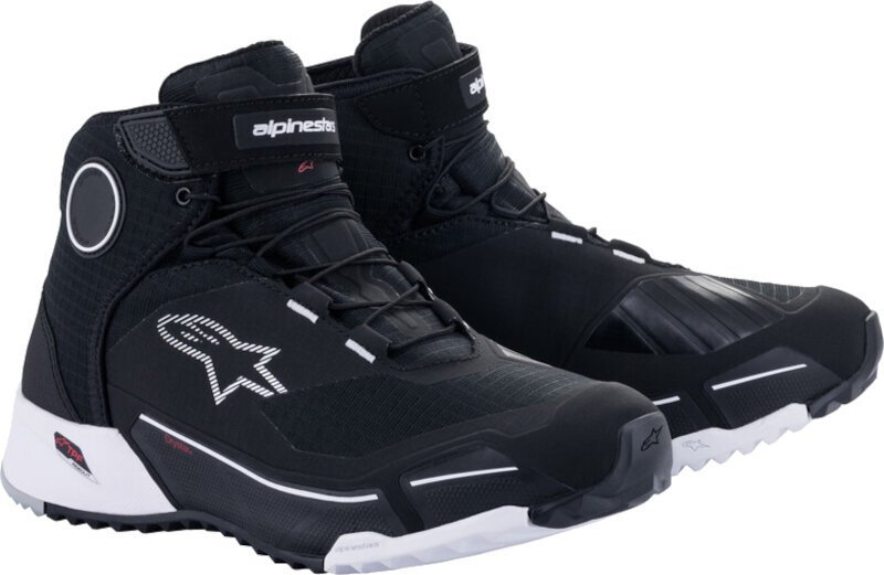 Motorcycle Boots Alpinestars CR-X Drystar Riding Shoes Black/White 40 Motorcycle Boots