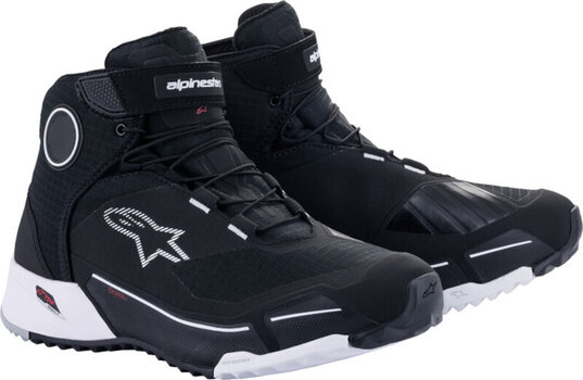 Motorcycle Boots Alpinestars CR-X Drystar Riding Shoes Black/White 40 Motorcycle Boots - 1