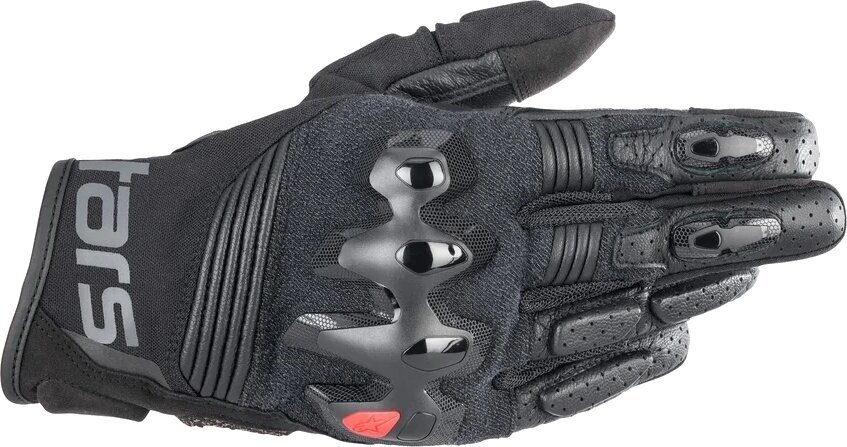 Levně Alpinestars Halo Leather Gloves Black 3XL Rukavice
