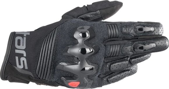 Motorradhandschuhe Alpinestars Halo Leather Gloves Black L Motorradhandschuhe - 1