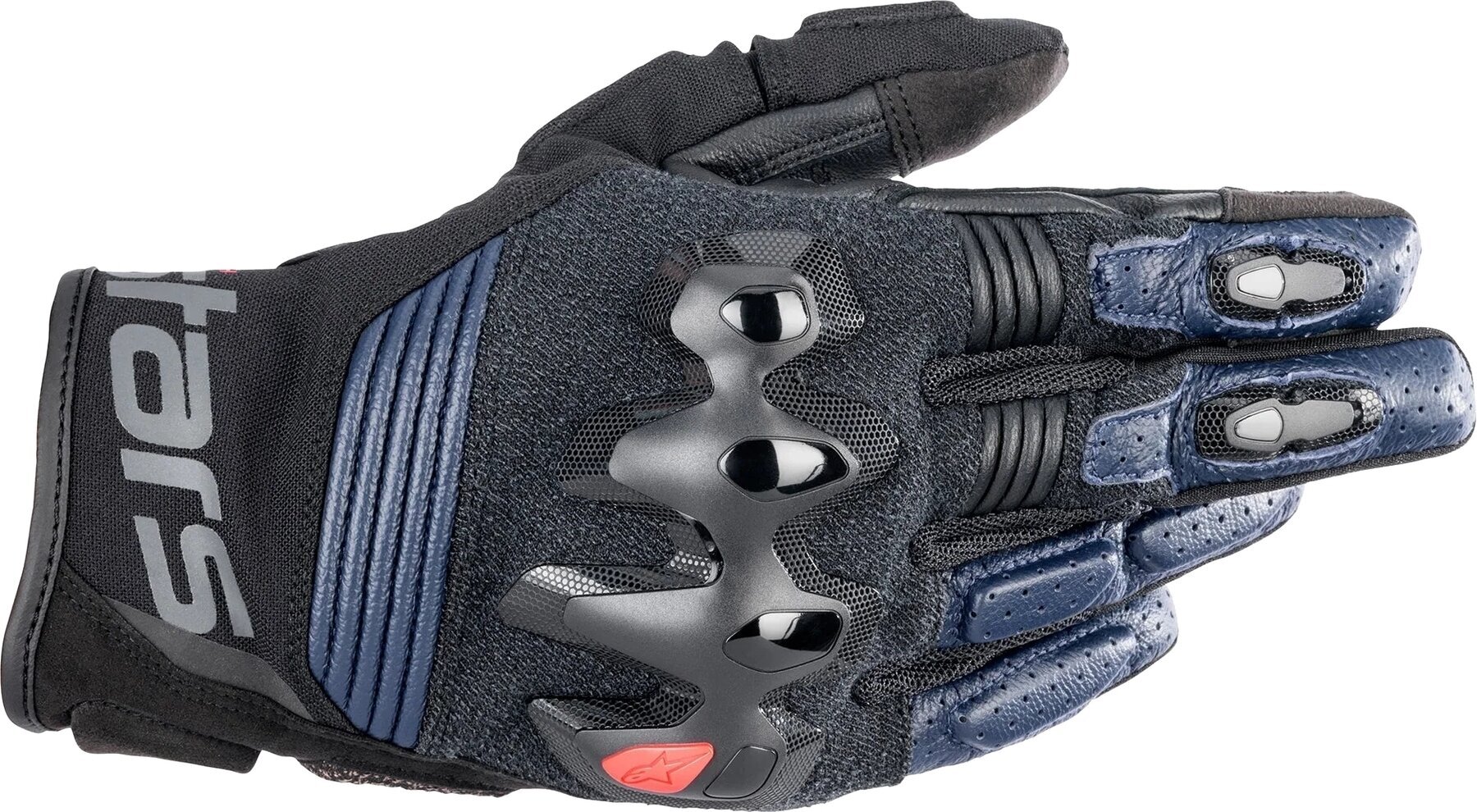 Motorcycle Gloves Alpinestars Halo Leather Gloves Dark Blue/Black 3XL Motorcycle Gloves