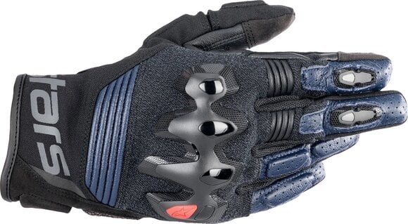 Motoros kesztyűk Alpinestars Halo Leather Gloves Dark Blue/Black L Motoros kesztyűk - 1