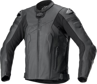 Läderjacka Alpinestars Missile V2 Leather Jacket Black/Black 48 Läderjacka - 1