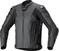 Usnjena jakna Alpinestars Missile V2 Leather Jacket Black/Black 50 Usnjena jakna