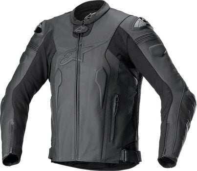 Usnjena jakna Alpinestars Missile V2 Leather Jacket Black/Black 56 Usnjena jakna - 1
