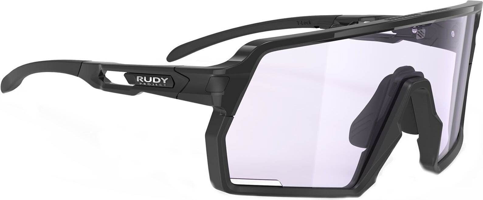 Cycling Glasses Rudy Project Kelion Black Gloss/ImpactX Photochromic 2 Laser Purple Cycling Glasses