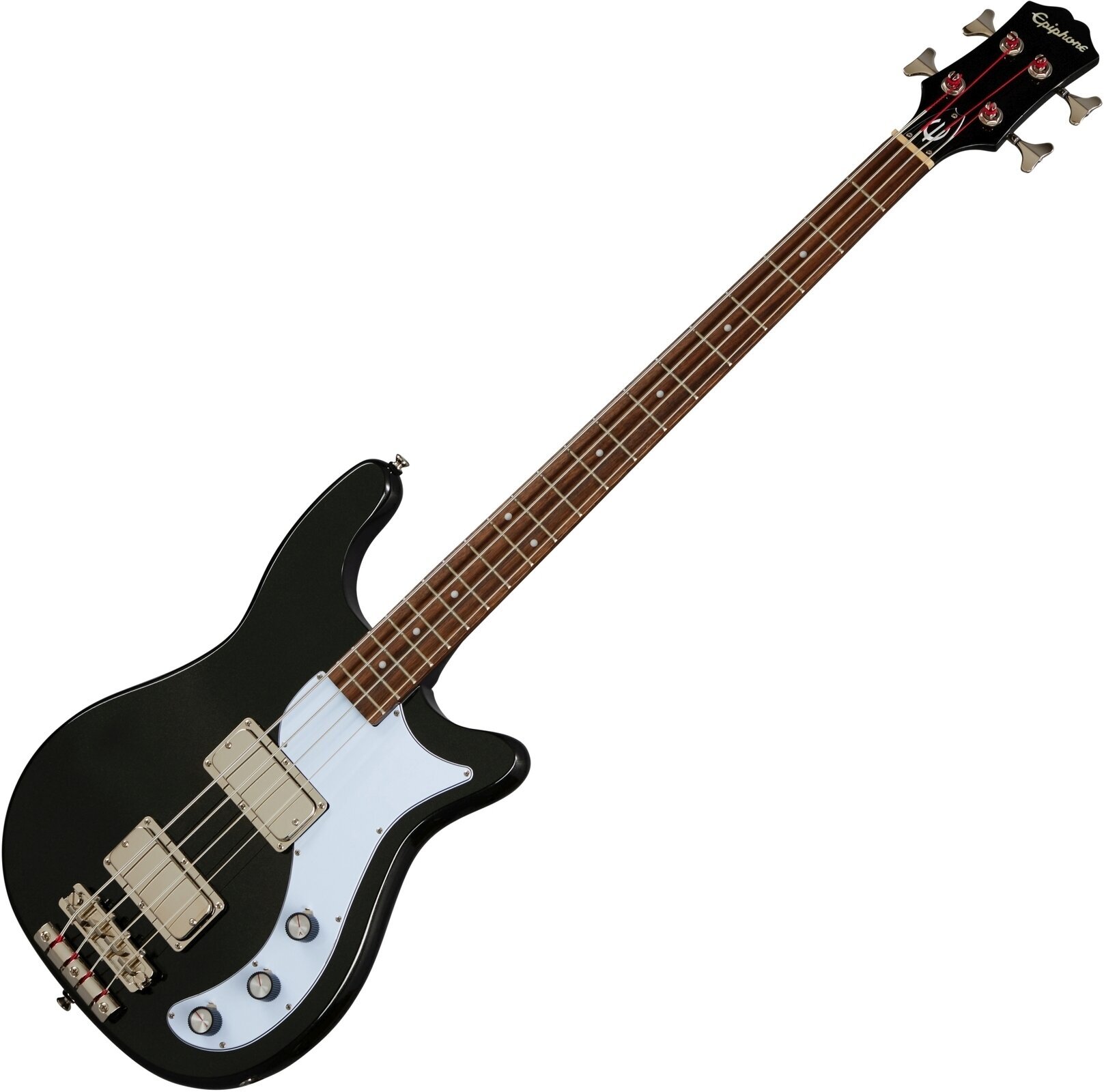 4-strenget basguitar Epiphone Embassy Bass Black 4-strenget basguitar