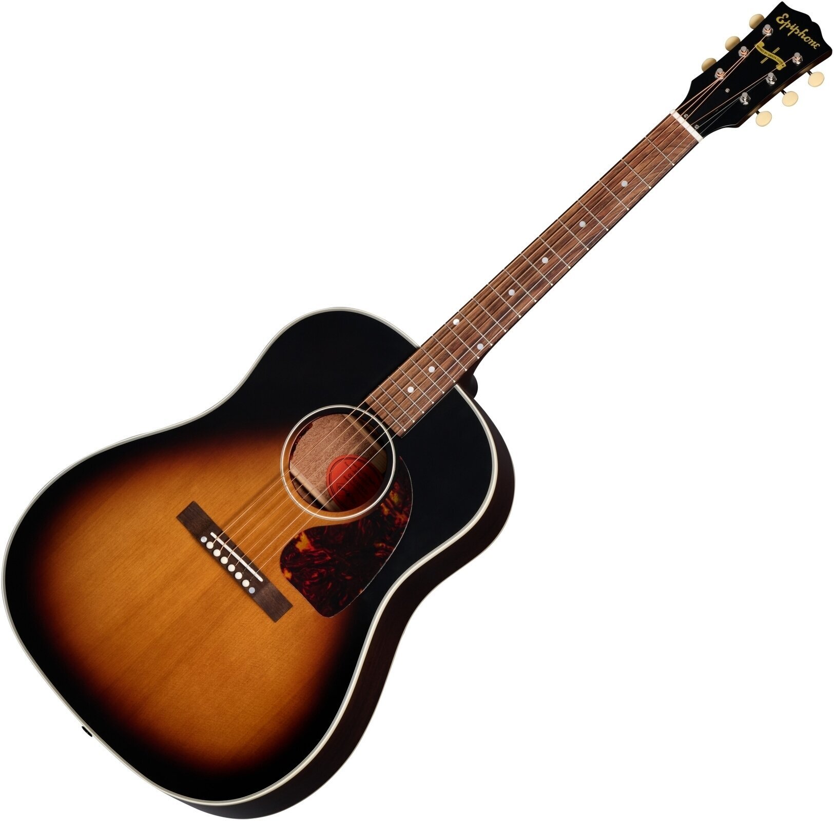 Elektroakustična dreadnought Epiphone 1942 Banner J-45 Vintage Sunburst Elektroakustična dreadnought